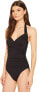 Фото #2 товара LAUREN RALPH LAUREN Women's 171891 Beach Club Goddess Halter One-Piece Size 14