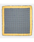 Фото #3 товара Men's Fiastra - Large Silk Pocket Square for Men - Yellow