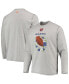 Men's Heathered Gray Chicago Bears Sport Lei Pass Long Sleeve T-shirt