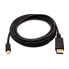 Фото #5 товара V7 Black Video Cable Mini DisplayPort Male to DisplayPort Male 3m 10ft - 3 m - Mini DisplayPort - DisplayPort - Male - Male - Black