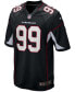 Фото #3 товара Men's J.J. Watt Black Arizona Cardinals Alternate Game Jersey