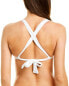 Фото #2 товара LSpace Women's 236502 White Sensual Solids Shelby Bikini Top Swimwear Size S