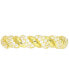 ფოტო #1 პროდუქტის Cubic Zirconia Twist San Marcos Ring in 14k Gold-Plated Sterling Silver