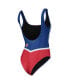 Фото #4 товара Women's Royal Chicago Cubs Team One-Piece Bathing Suit
