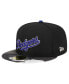 Фото #4 товара Men's Black Los Angeles Dodgers Metallic Camo 59FIFTY Fitted Hat