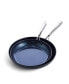 Фото #1 товара Hard Anodized Ceramic Nonstick 2 Piece Frying Pan Set