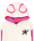 ფოტო #6 პროდუქტის Girls Spider-Man Spider-Gwen Ghost Spider Fleece Skater Dress to