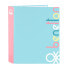 Фото #1 товара Файл для страниц Safta Benetton Candy Folio Cardboard Ring Binder 4 Rings Folder