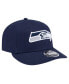 ფოტო #3 პროდუქტის Men's College Navy Seattle Seahawks Main Low Profile 9FIFTY Snapback Hat