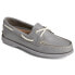 Sperry AO 2Eye Perforated Boat Womens Grey Flats Casual STS87112