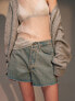 Topshop denim lover short in dirty bleach