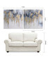 Golden Lighting 1, 2 Textured Metallic Hand Painted Wall Art, Set of 2, 36" x 72"