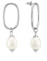 Charming steel earrings with pearls VAAJDE201461S
