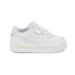 Puma Cali Dream Leather Platform Toddler Girls White Sneakers Casual Shoes 3856