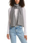 Фото #2 товара In2 By Incashmere Basic Fringe Cashmere Scarf Women's Grey