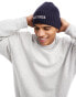 Tommy Hilfiger logo beanie in space blue