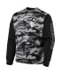 ფოტო #3 პროდუქტის Men's Black New England Patriots Camo Long Sleeve T-shirt