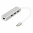 Фото #1 товара USB-разветвитель Digitus DA-70255 Серый Белый/Серый Серебристый