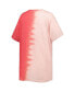 ფოტო #2 პროდუქტის Women's Scarlet Distressed Nebraska Huskers Find Your Groove Split-Dye T-shirt