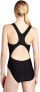 TYR Sport Women's 243146 Solid Maxback One Piece Black Swimsuit Size 32