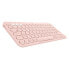 Tastatur - Kabellos - LOGITECH - K380 Multi-Gert - BLUETOOTH - Kompaktes Design - Pink