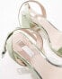 Фото #2 товара Be Mine Bridal Ruhi low block heeled sandals in sage