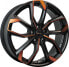 Колесный диск литой RC-Design RC34 black orange matt 8x18 ET45 - LK5/112 ML57.1