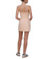 ფოტო #3 პროდუქტის Women's Printed Square-Neck Bodycon Mini Dress