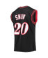 ფოტო #2 პროდუქტის Men's Eric Snow Black Philadelphia 76ers 2000-01 Hardwood Classics Swingman Jersey