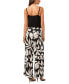 ფოტო #4 პროდუქტის Women's Printed Smocked-Waist Pull-On Wide-Leg Pants