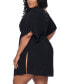 Фото #3 товара Платье-туника для пляжа Lauren Ralph Lauren plus Size