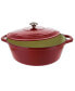 French Enameled Cast Iron 7.25 Qt. Oval Dutch Oven