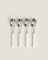 Фото #2 товара Set of dessert spoons with rectangular handle