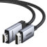 Фото #2 товара Kabel przewód DisplayPort - HDMI 4K 60Hz w oplocie 1m szary