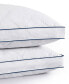 Фото #3 товара Quilted Feather and Down Gusseted Standard 2 Piece Bed Pillows Set