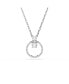 Фото #1 товара Constella Pendant, Round Cut, White Necklace