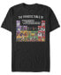 Фото #1 товара Men's Periodic Transformers Short Sleeve Crew T-shirt