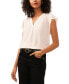 Фото #1 товара Women's V-Neck Flutter Short Sleeve Top