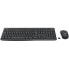Keyboard and Mouse Logitech 920-012077 Graphite Monochrome QWERTY