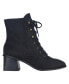 Фото #2 товара Women's Jiana Memory Foam Lace Up Block Heel Booties