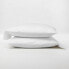 Фото #1 товара 500 Thread Count Washed Supima Sateen Solid Pillowcase Set - Casaluna