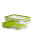 Groupe SEB EMSA CLIP & GO - Lunch container - Adult - Green - Transparent - Polypropylene (PP) - Thermoplastic elastomer (TPE) - Monochromatic - Rectangular