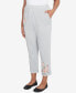 ფოტო #7 პროდუქტის Casual Fridays Women's Casual Floral Embroidered Ankle Pant