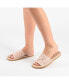 ფოტო #6 პროდუქტის Women's Eniola Lace Flat Slide Sandals