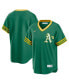 Фото #1 товара Men's Kelly Green Oakland Athletics Road Cooperstown Collection Team Jersey