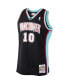 Фото #3 товара Men's Mike Bibby Black Vancouver Grizzlies 2000-01 Hardwood Classics Swingman Jersey