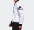 adidas Logo印花棒球飞行夹克 男款 白色 / Куртка Adidas Logo DW4617