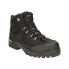 Фото #1 товара Men's EnduraMax Warm Insulated Waterproof Black Leather Work Boots