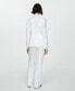 Фото #2 товара Women's 100% Linen Suit Trousers