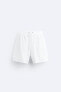 Linen - cotton bermuda shorts